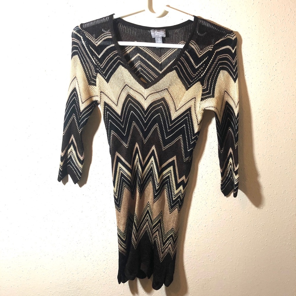 ❤️Travelers Collection Mid Sleeve V Neck Sz 0❤️
